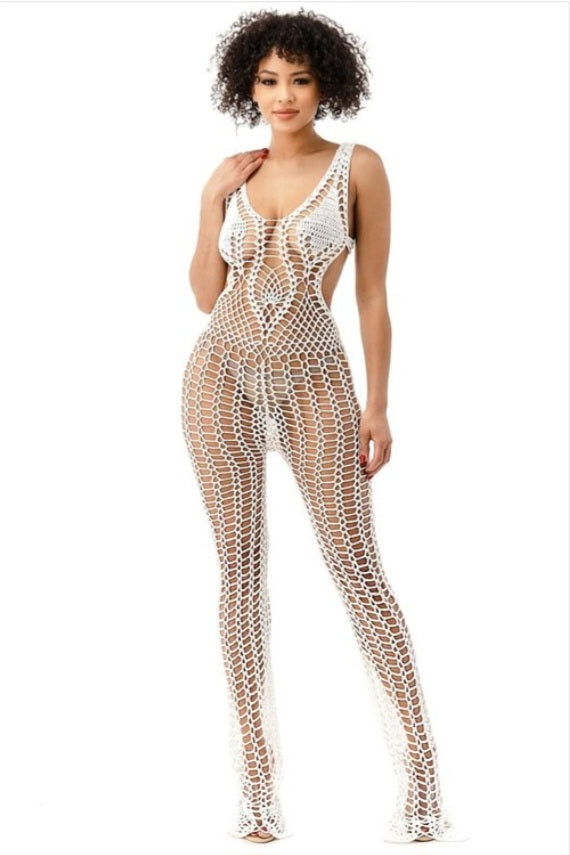 Girl in crochet.