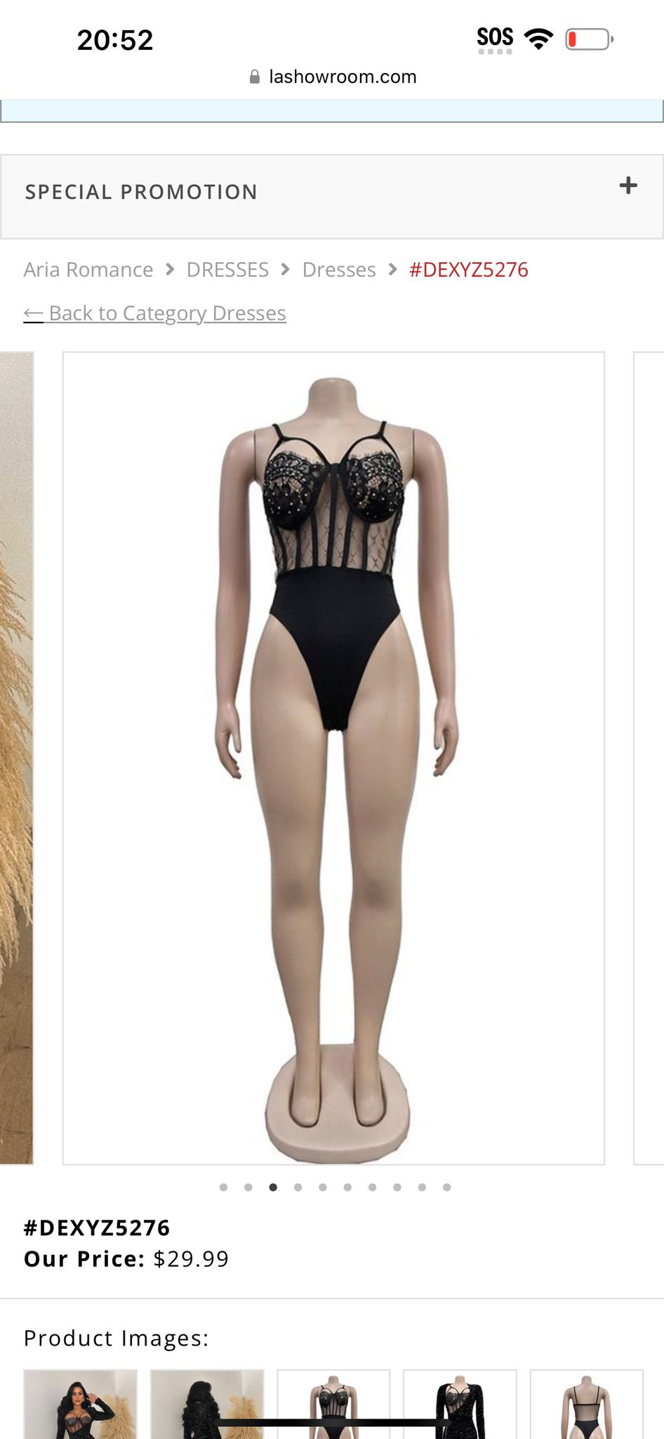 Red carpet goddess in Sequin