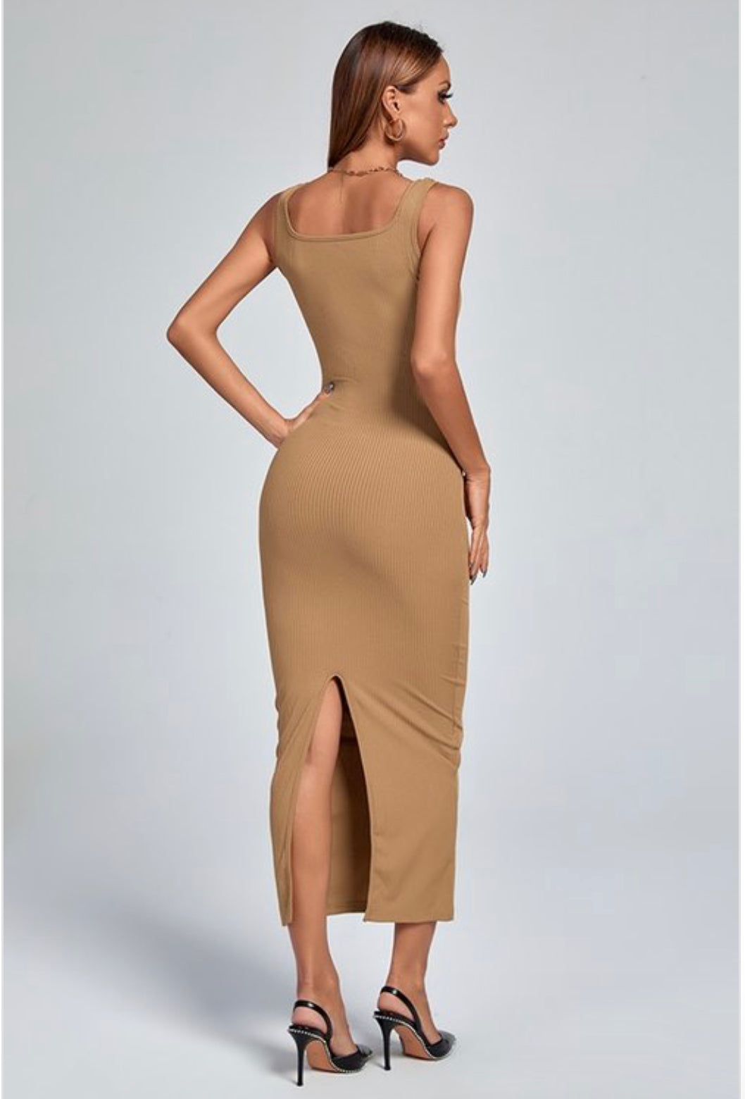 Neck sling dress