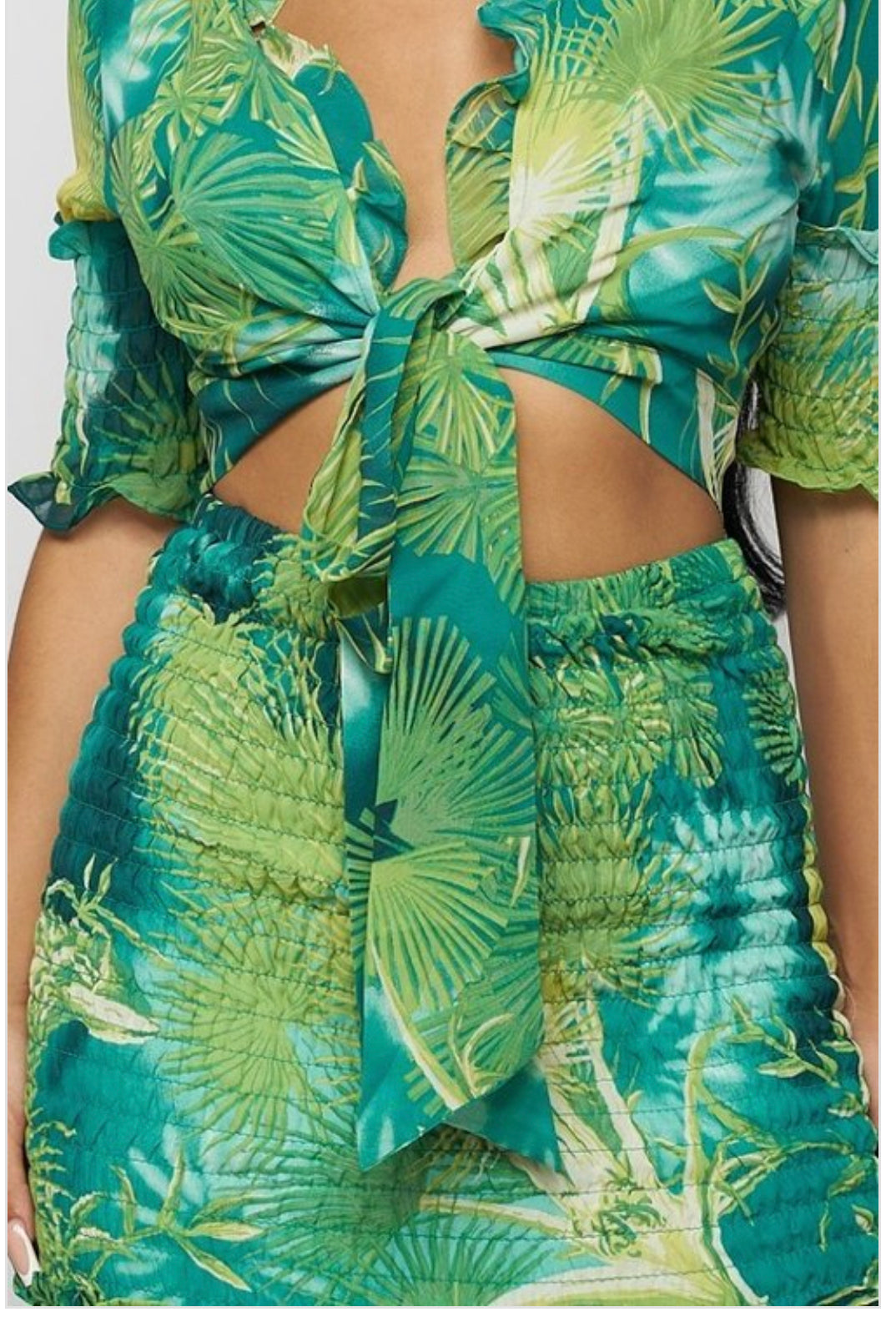 TROPICAL GODDESS MAXI SKIRT SET