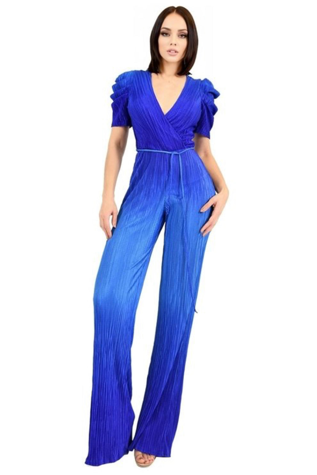GRADIENT PUFF JUMPSUIT
