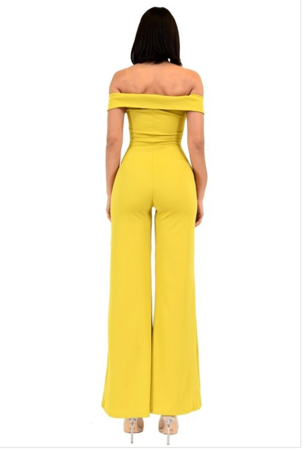 OFF SHOULDER JUMPSUIT