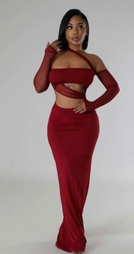 Lady rouge sexy cut out dress