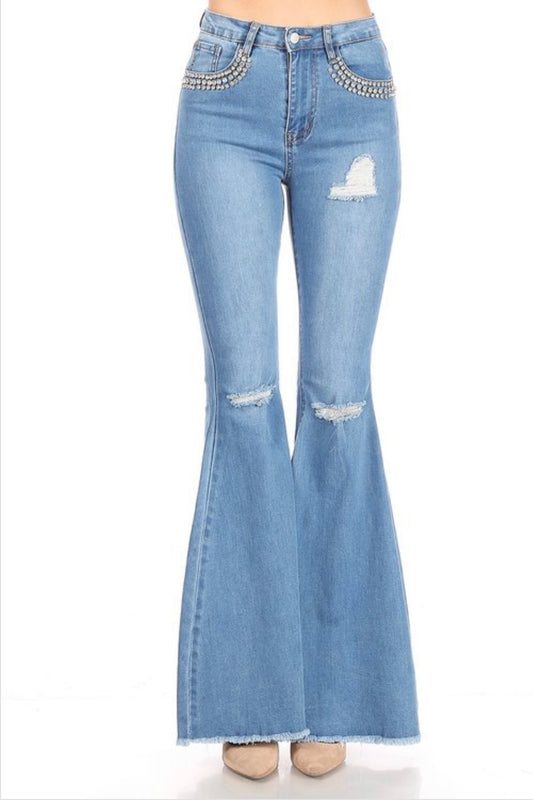 Bell high waisted jean