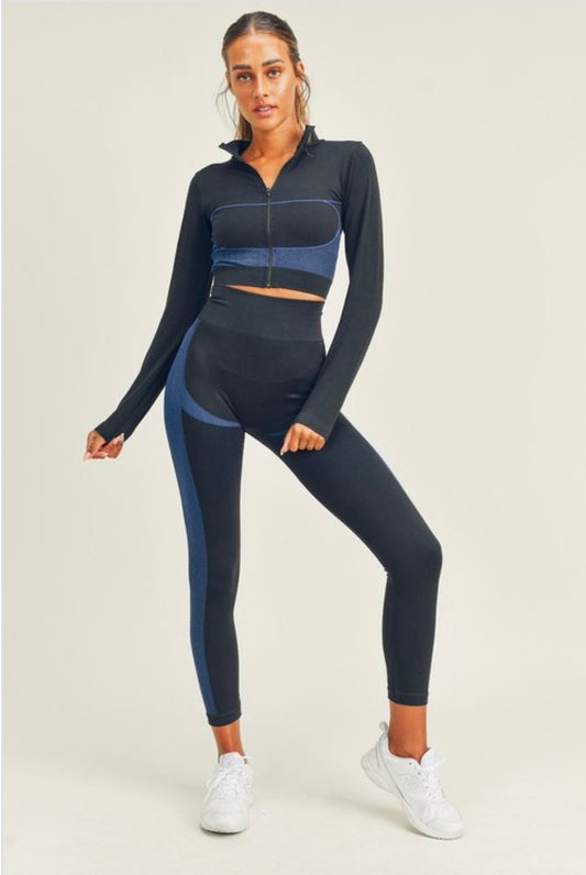 Blu ACTIVEWEAR SET