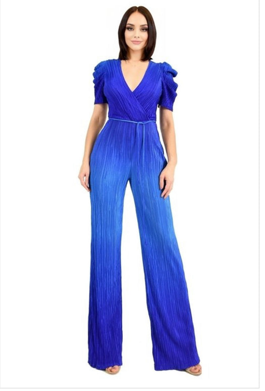 GRADIENT PUFF JUMPSUIT