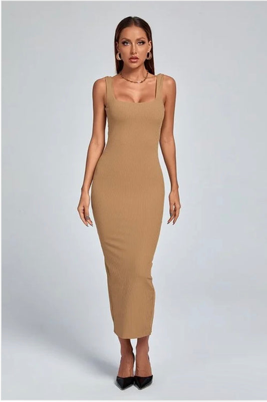 Neck sling dress