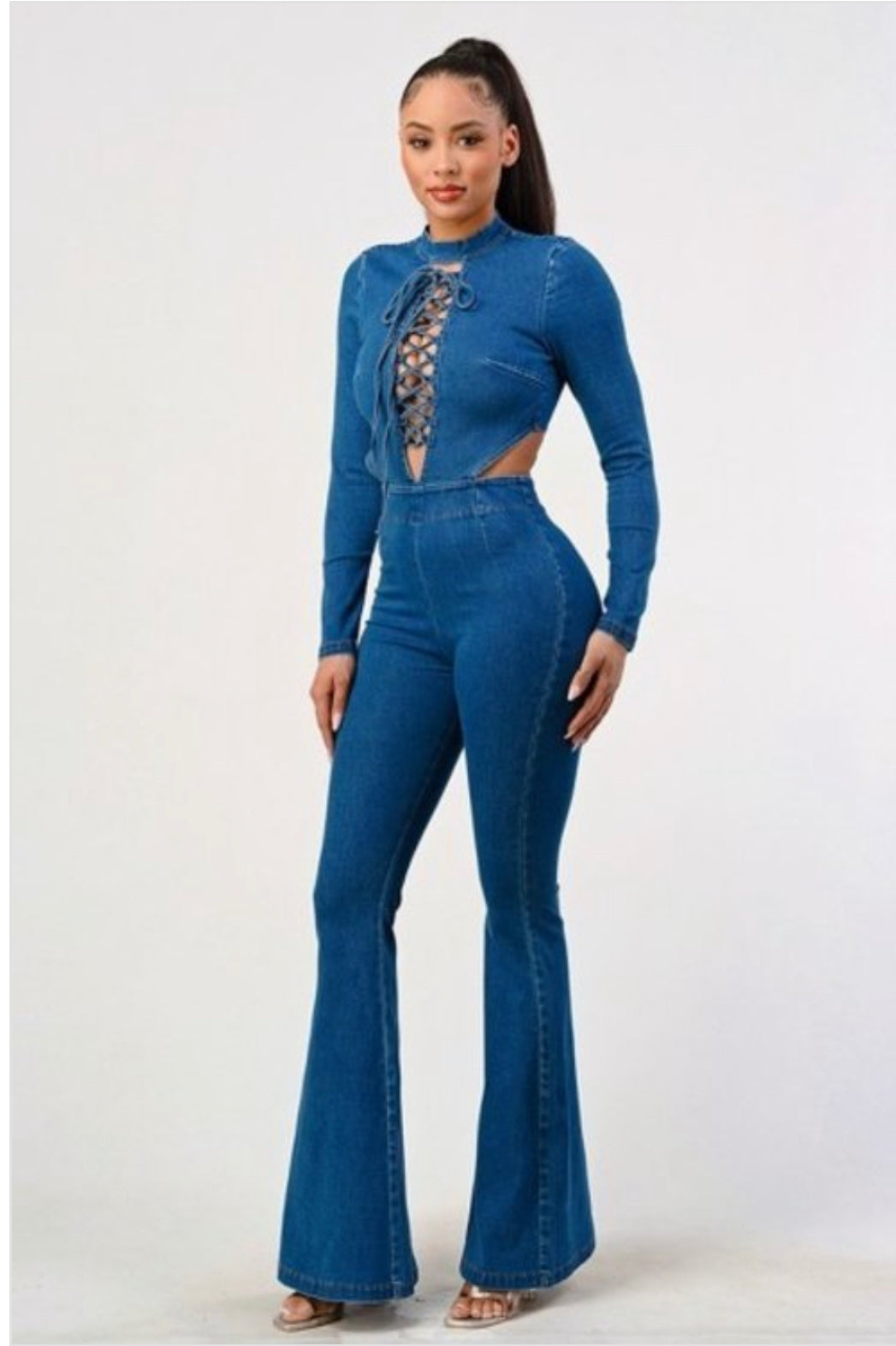 Sexy thang Denim Jumpsuit