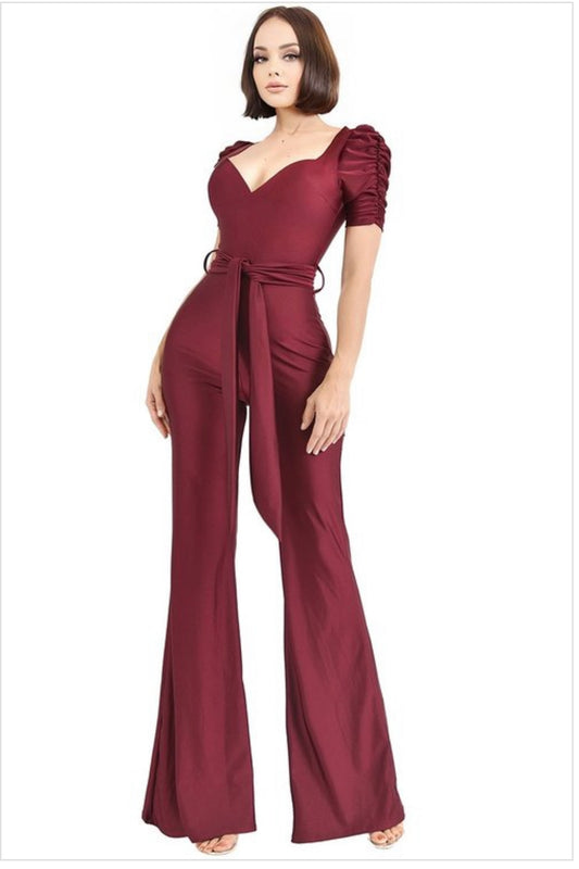 BELTED JUMPSUIT
